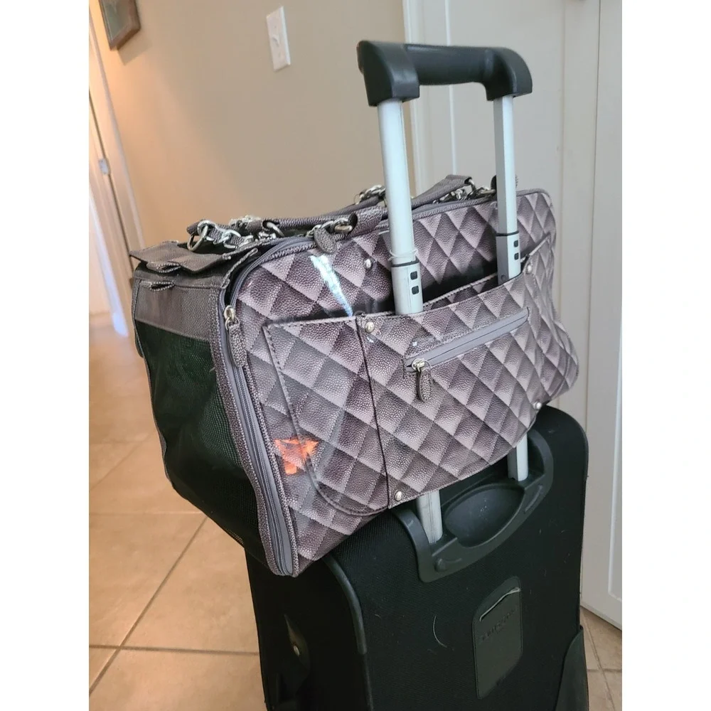 A Pet with Paws Dog Carrier for Small Dogs Airline-approved